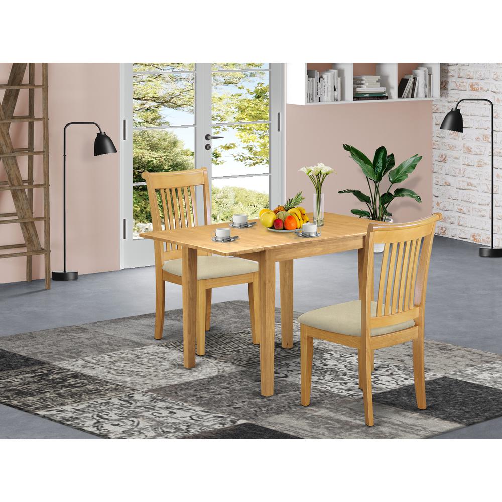 Dining Room Set Oak, NDPO3-OAK-C