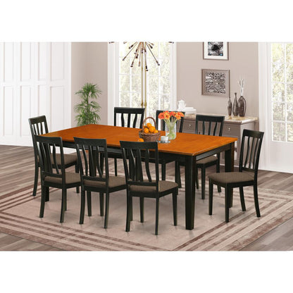 NIAN7-BCH-C 7PC Kitchen Table set-Dining Table and 6 Dining Chairs