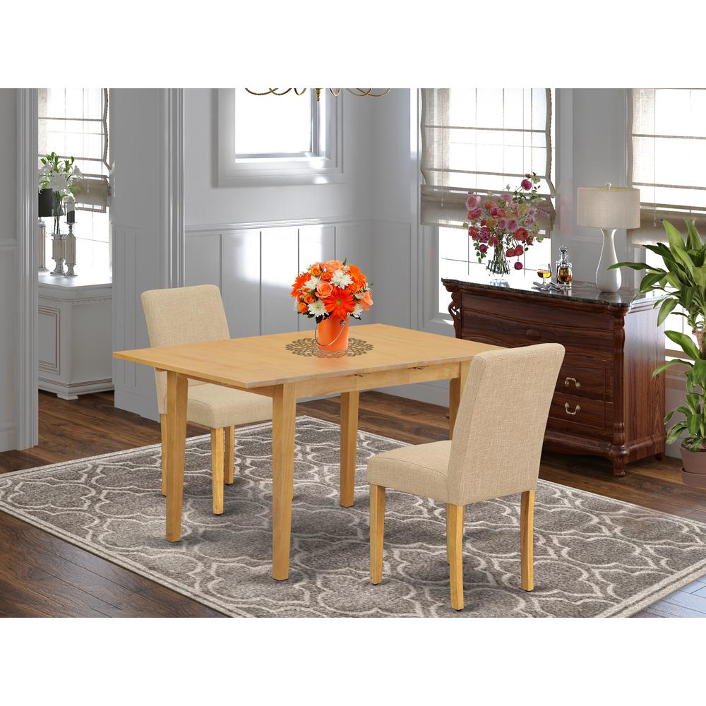 Dining Room Set Oak, NOAB3-OAK-04