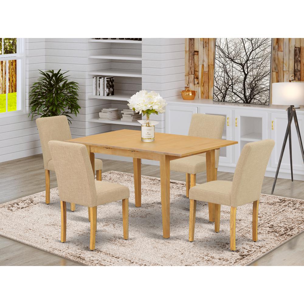 Dining Room Set Oak, NOAB5-OAK-04