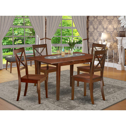 Dining Room Set Mahogany, NOBO5-MAH-W