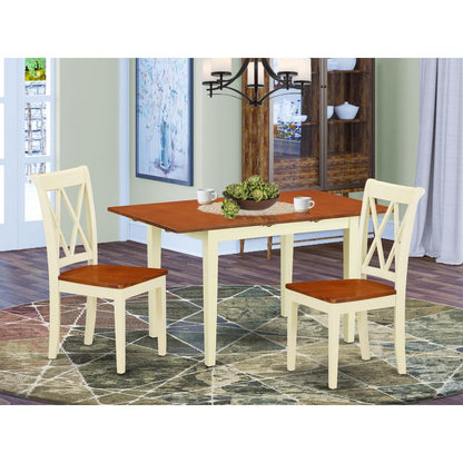 Dining Room Set Buttermilk & Cherry, NOCL3-BMK-W