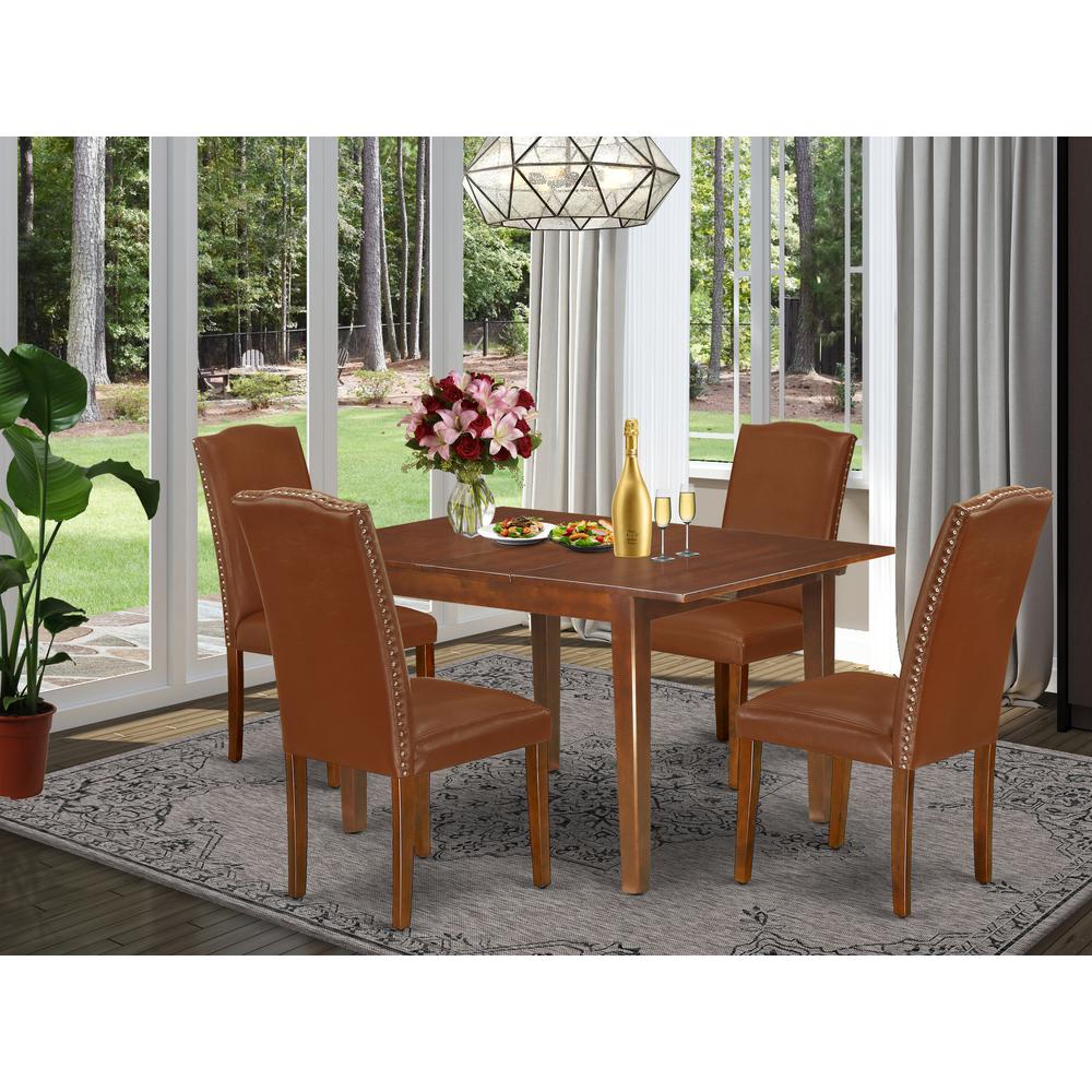 Dining Room Set Mahogany, NOEN5-MAH-66