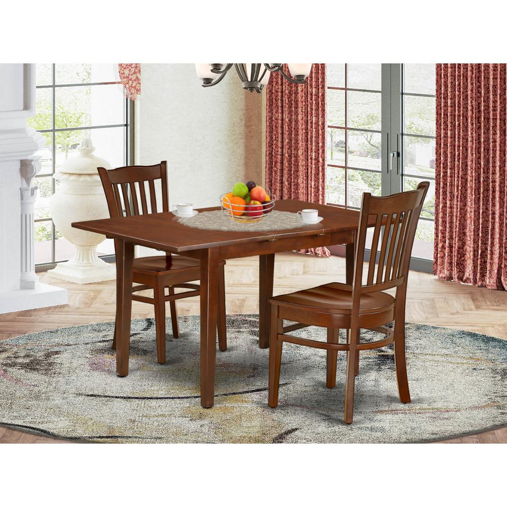 Dining Room Set Mahogany, NOGR3-MAH-W