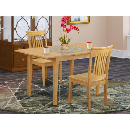 Dining Room Set Oak, NOPO3-OAK-W