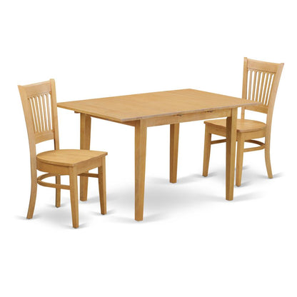 3  PC  Kitchen  Table  set  -  Kitchen  dinette  Table  and  2  dinette  Chairs