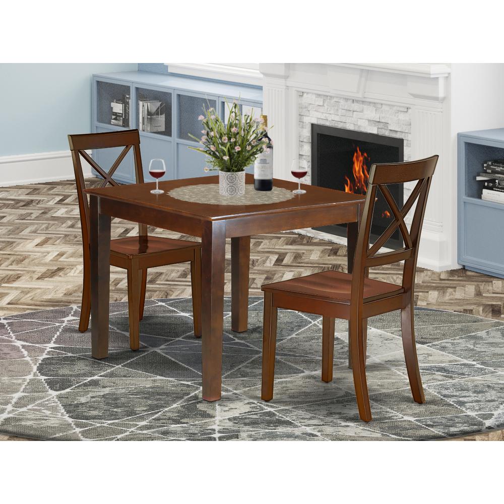 Dining Room Set Mahogany, OXBO3-MAH-W