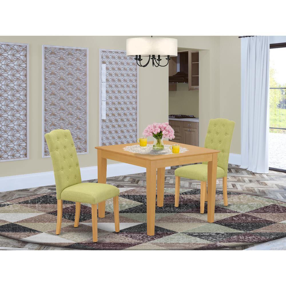 Dining Room Set Oak, OXCE3-OAK-07