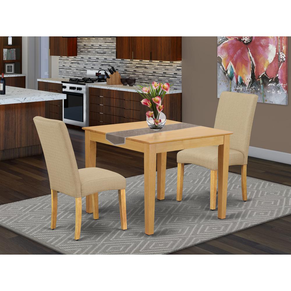 Dining Room Set Oak, OXDR3-OAK-16