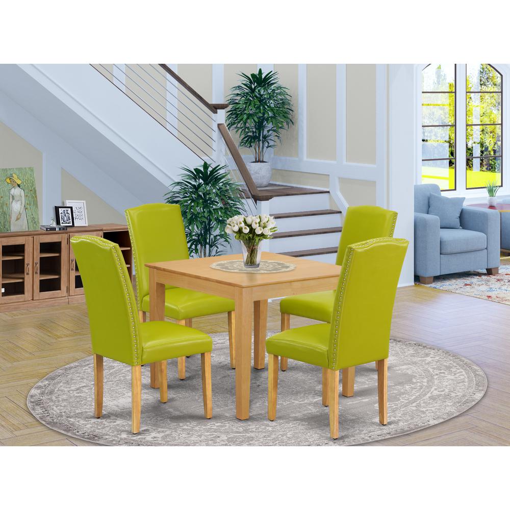 Dining Room Set Oak, OXEN5-OAK-51