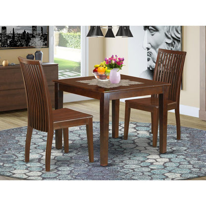 Dining Room Set Mahogany, OXIP3-MAH-W
