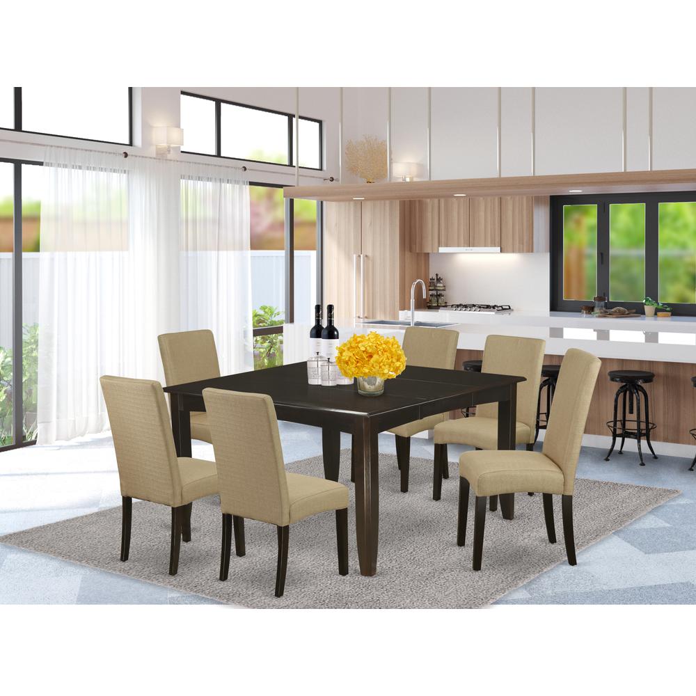 Dining Room Set Cappuccino, PFDR7-CAP-03