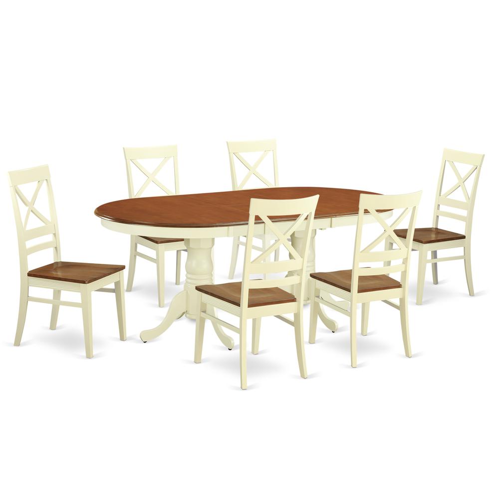 7  Pc  Dinette  set  for  6-Table  and  6  dinette  Chairs