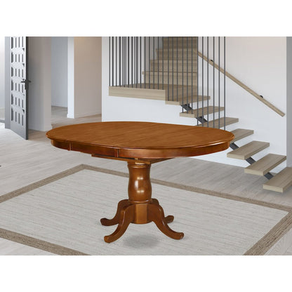 POAV7-SBR-C 7 Pc Dining room set for 6- Kitchen dinette Table and 6 Dining Chairs