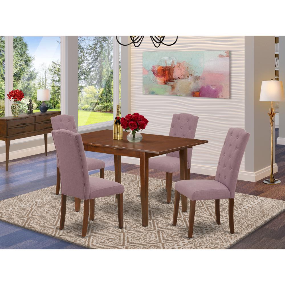 Dining Room Set Mahogany, PSCE5-MAH-10