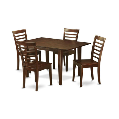 5  Pc  Kitchen  nook  Dining  set  small  Table  with  4  Dining  Chairs