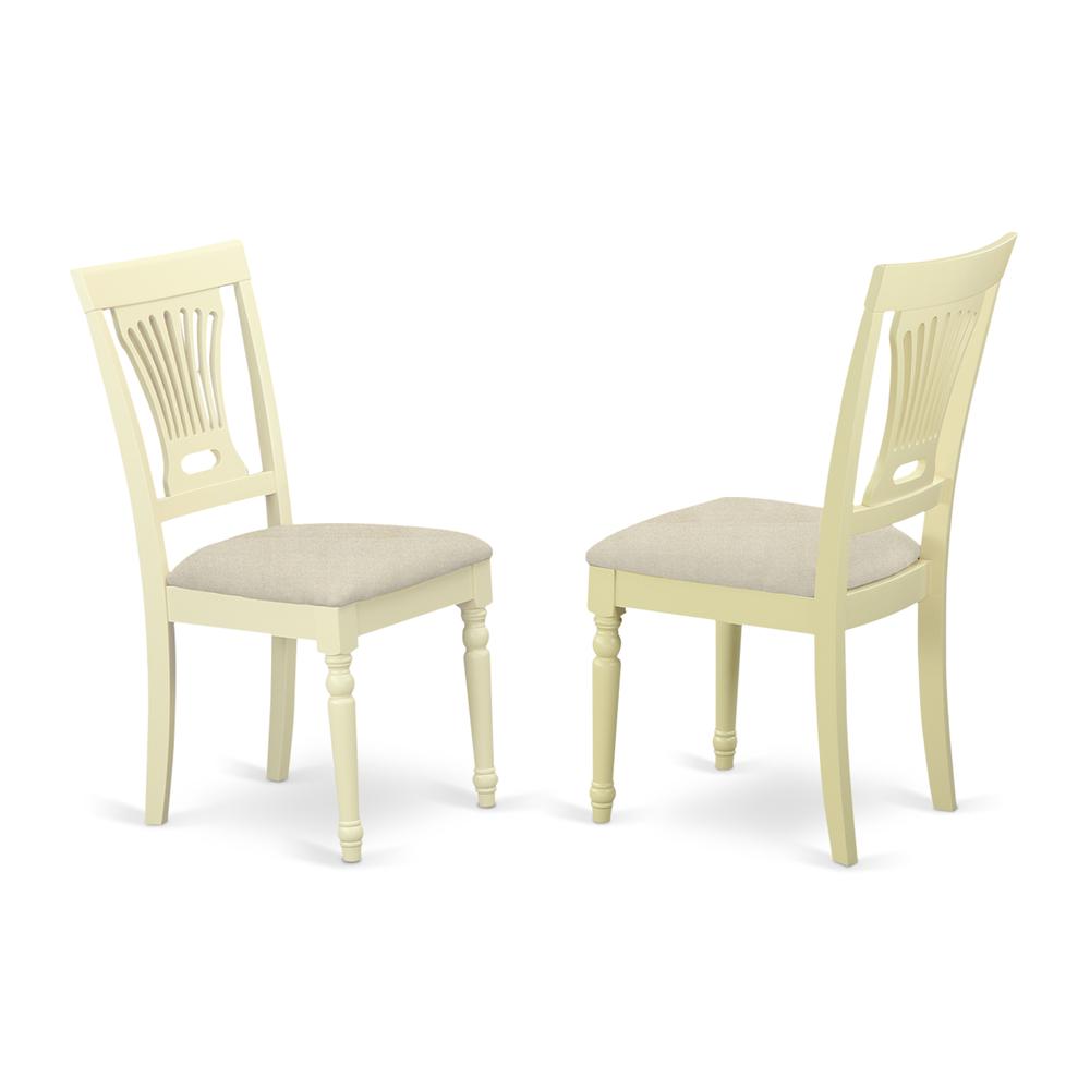 ANPL5-WHI-C 5 Pc Kitchen Table set-small Kitchen Table and 4 Chairs for Dining room