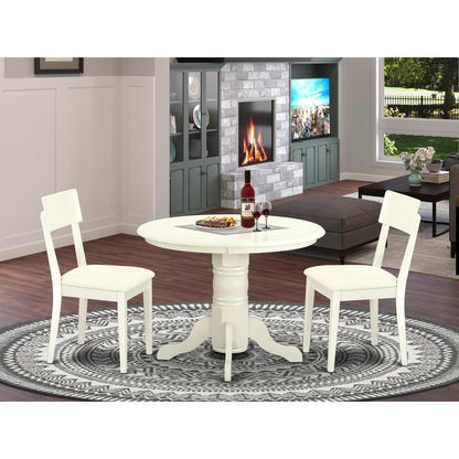 Dining Room Set Linen White, SHAD3-LWH-LC