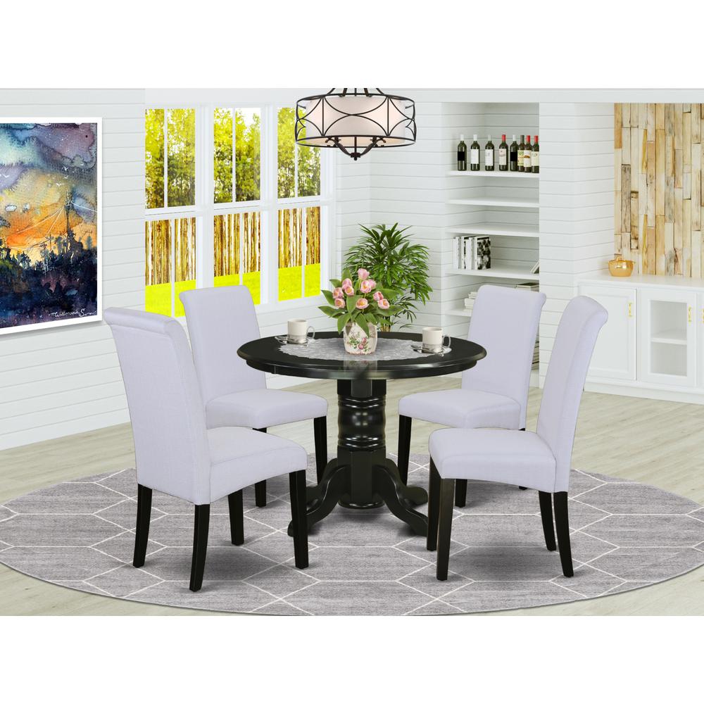 Dining Room Set Black, SHBA5-BLK-05