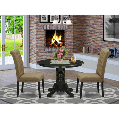 Dining Room Set Black, SHBR3-BLK-17
