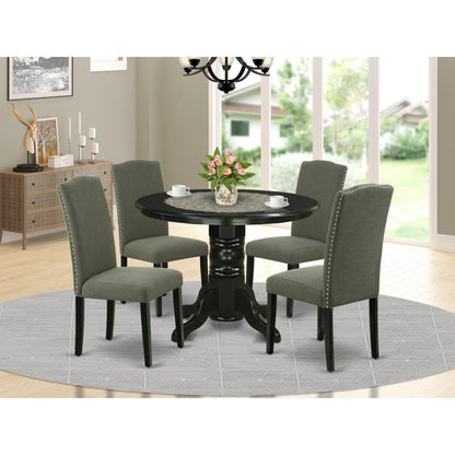 Dining Room Set Black, SHEN5-BLK-20