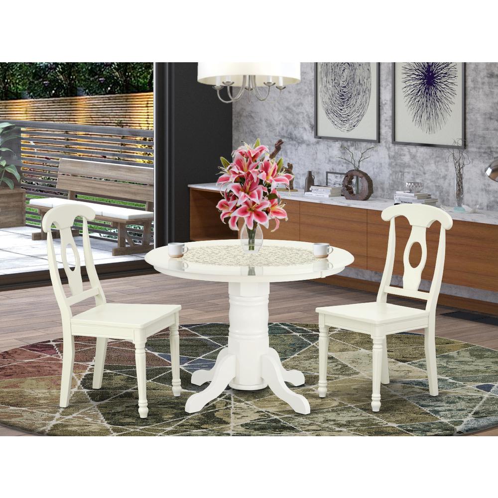 Dining Room Set Linen White, SHKE3-LWH-W