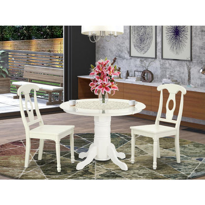 Dining Room Set Linen White, SHKE3-LWH-W