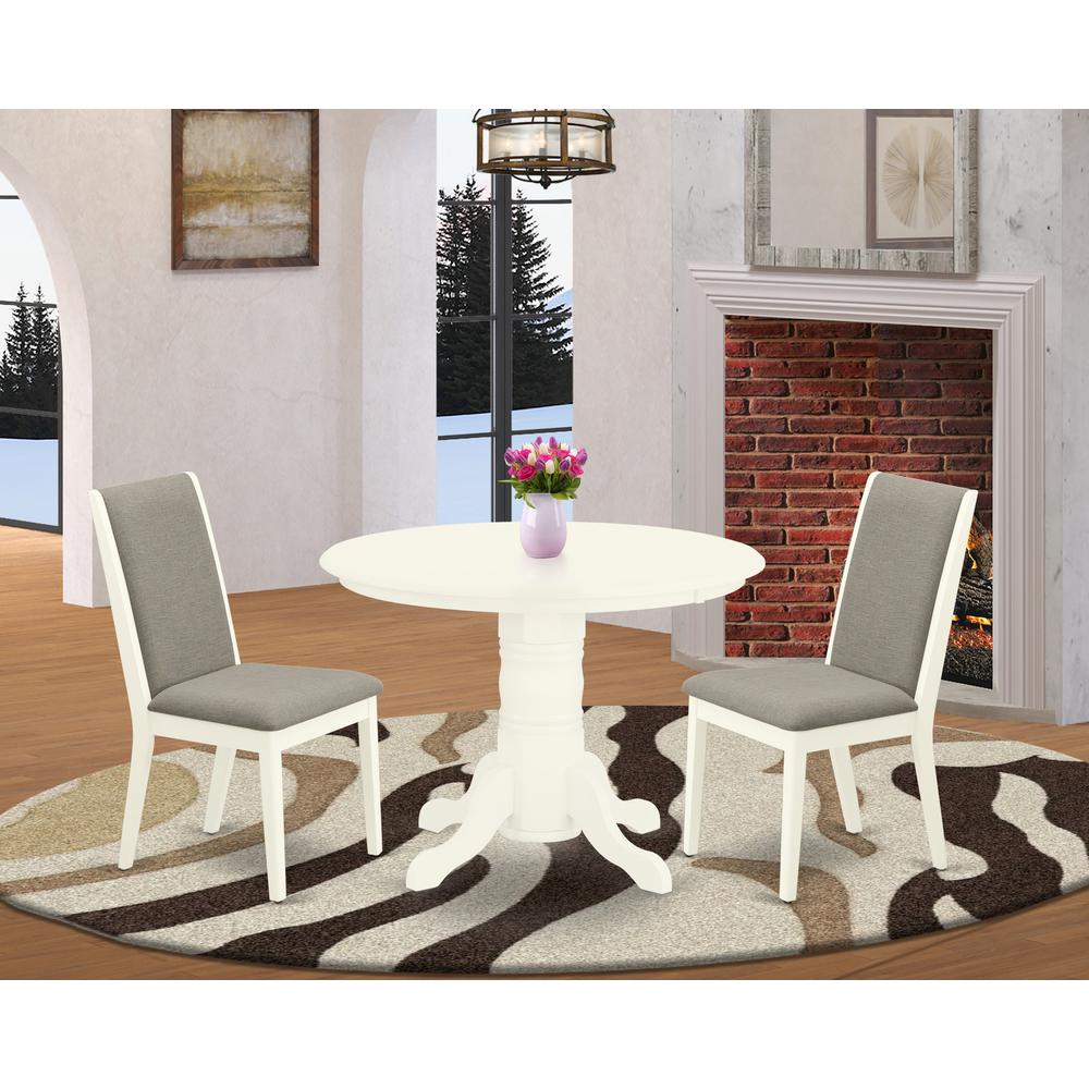 Dining Room Set Linen White, SHLA3-WHI-06