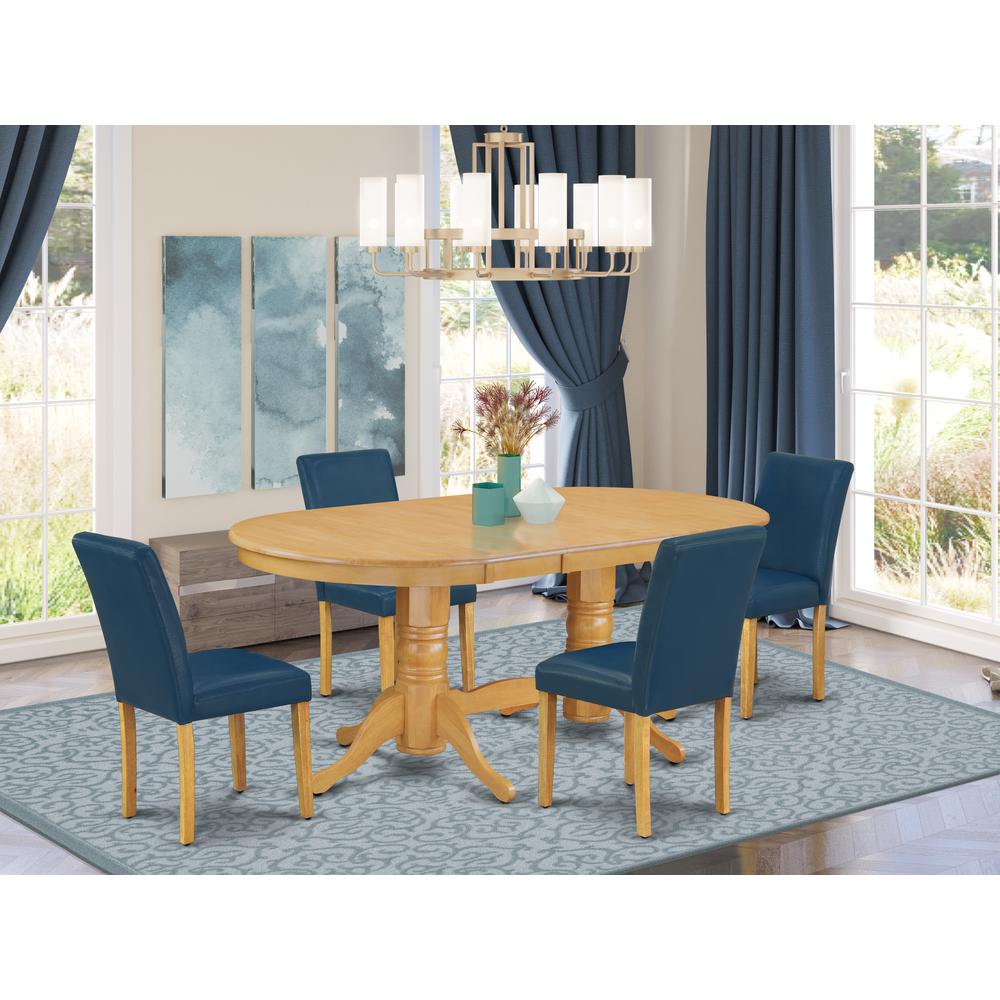 Dining Room Set Oak, VAAB5-OAK-55