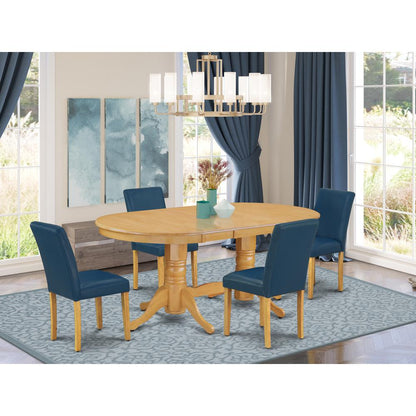 Dining Room Set Oak, VAAB5-OAK-55