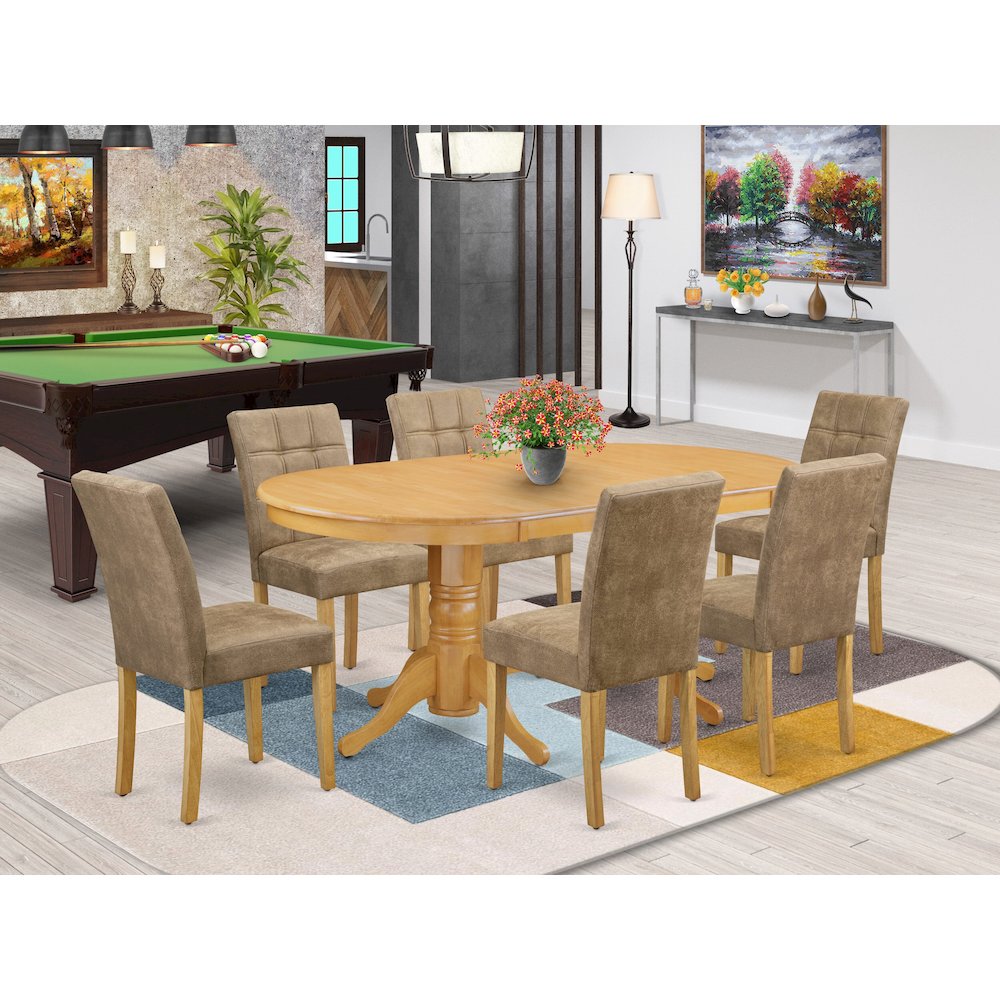 7 Piece Kitchen Dining Table Set