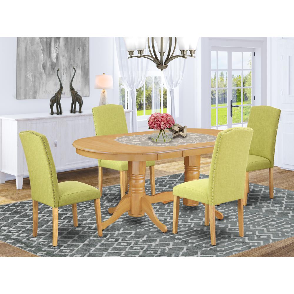 Dining Room Set Oak, VAEN5-OAK-07