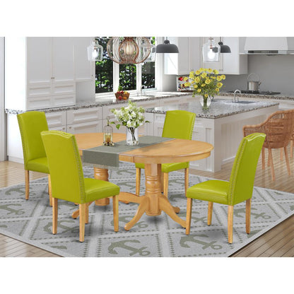 Dining Room Set Oak, VAEN5-OAK-51