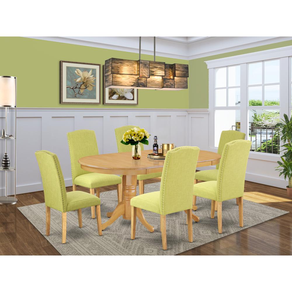 Dining Room Set Oak, VAEN7-OAK-07