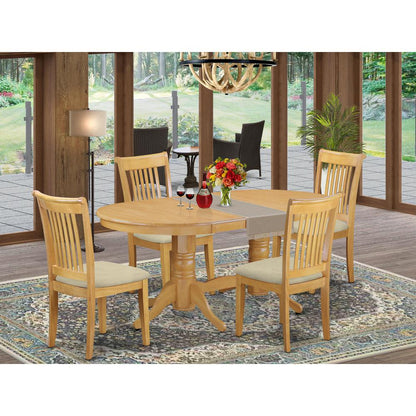 Dining Room Set Oak, VAPO5-OAK-C