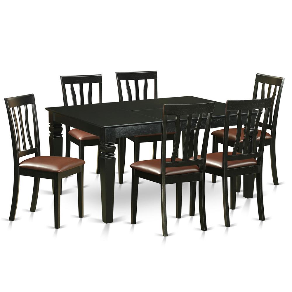 7  Pc  dinette  Table  set  for  6-Kitchen  dinette  Table  and  6  Kitchen  Chairs