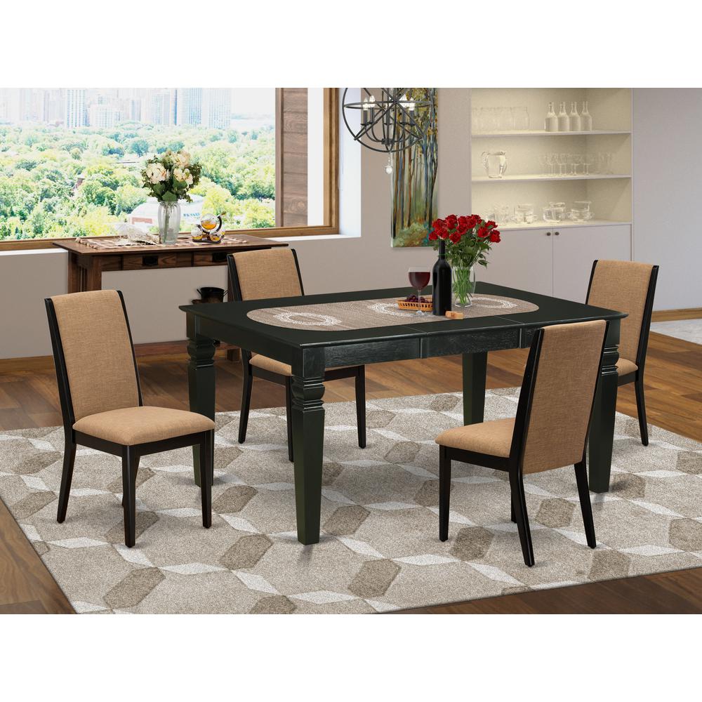 Dining Room Set Black, WELA5-BLK-47