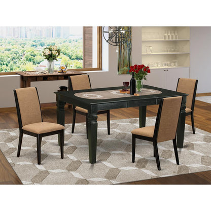 Dining Room Set Black, WELA5-BLK-47