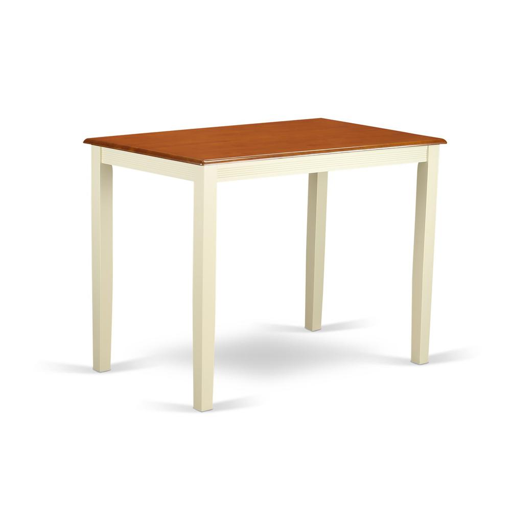 Yarmouth  Counter  Height  Table  Finished  in  Buttermilk  and  Cherry