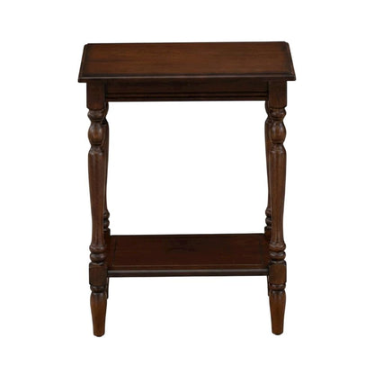 Mahogany, Storage Side Table, Open Shelf, Quality Build