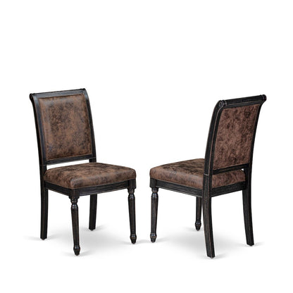 7 piece Modern Dining Table Set of a Dining Table and 6 Dining Room Chairs