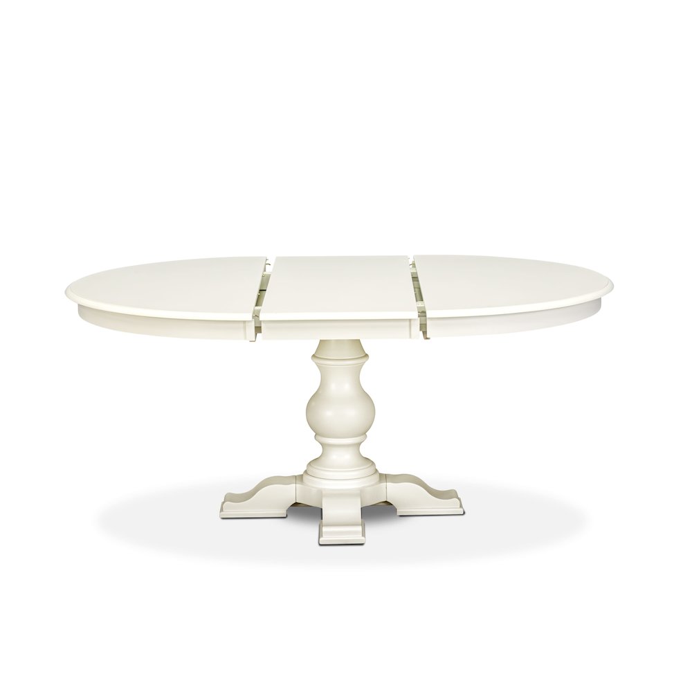 7-Piece Kitchen Table Set, Linen White