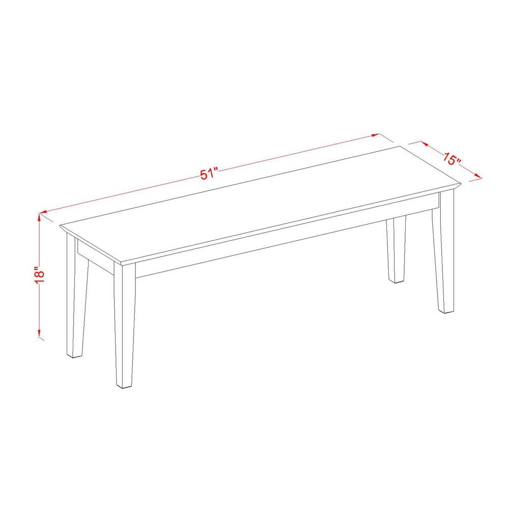 5  Pc  Kitchen  Table  with  bench  set  -  Table  plus  2  Kitchen  Chairs  and  2  Benches