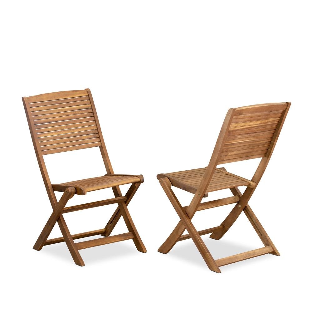 7-Piece Outdoor Dining Set - Oil Finish, Wood Construction