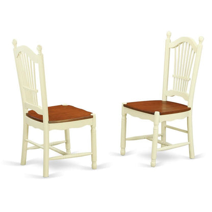 Elegant Wooden Dining Chair Set of 2 for Kitchen and Dining Room
