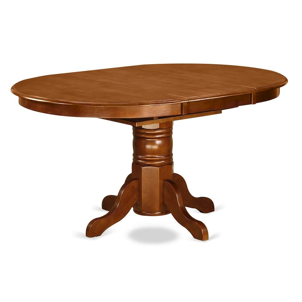 Elegant Oval Dining Table – Expandable Round Dining Table for 6