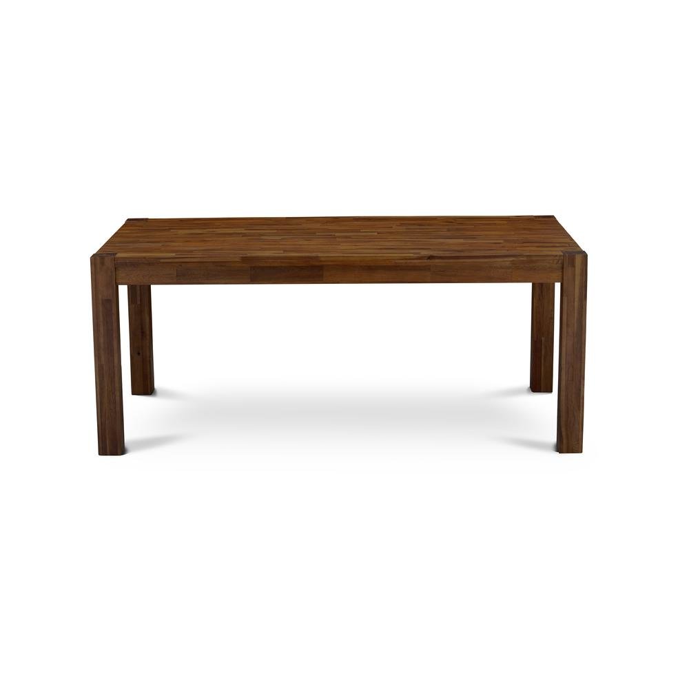 Large Antique Walnut Wood Dining Table, Traditional Rectangular Design