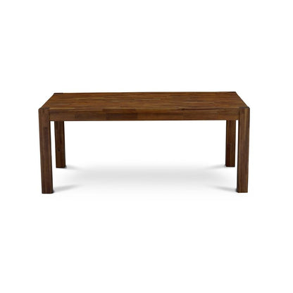 Large Antique Walnut Wood Dining Table, Traditional Rectangular Design