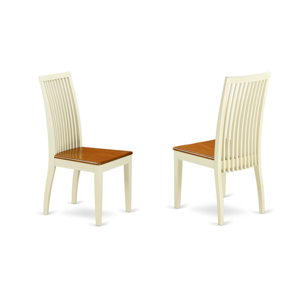 Dining Room Set Buttermilk & Cherry, QUIP5-BMK-W