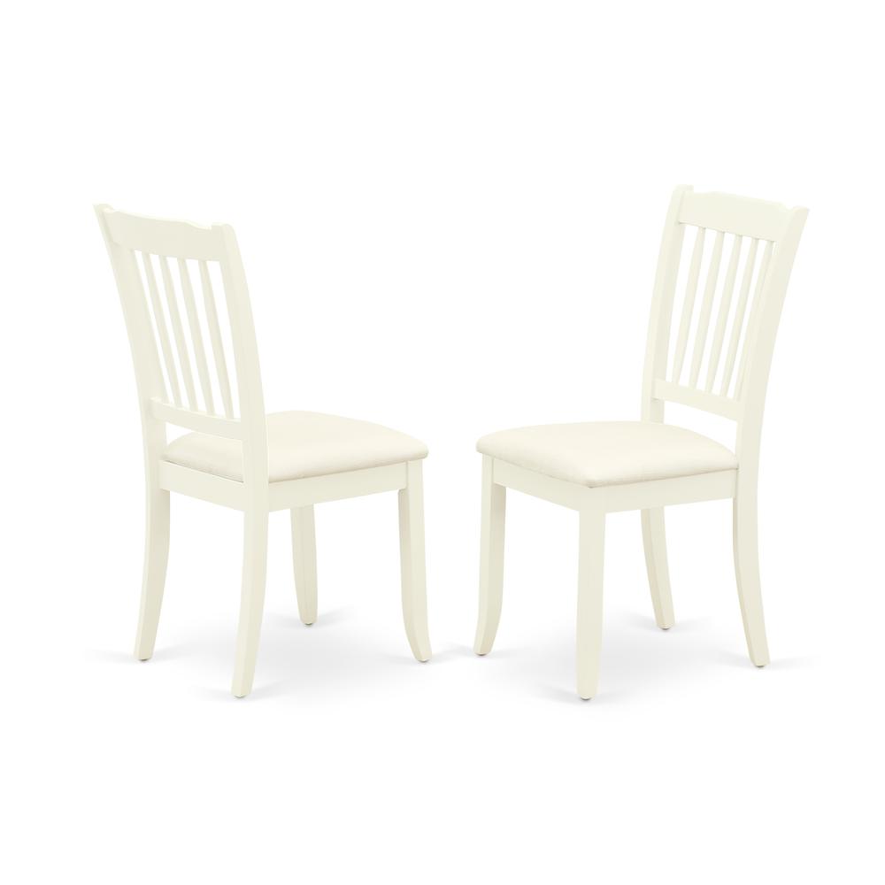 Dining Room Set Linen White, ANDA5-LWH-C